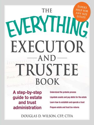 cover image of The Everything Executor and Trustee Book